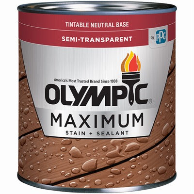 OLYMPIC Olympic/ppg 79550A/01 Semi-transparent Oil Stain Neutral Base
