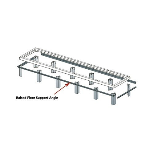 MIDDLE ATLANTIC Middle Atlantic WANGLE-3 Floor Mounting Angles 3 Bay