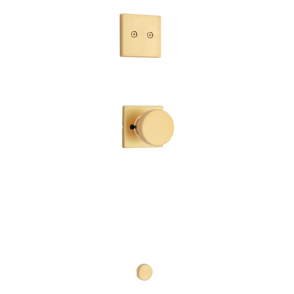 KWIKSET Kwikset 973PSKSQT-4 Dummy Knob Trim Satin Brass