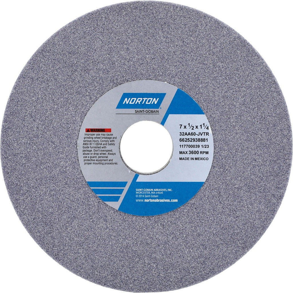 NORTON Norton 66252938881 Surface Grinding Wheel 60 Grit 7in