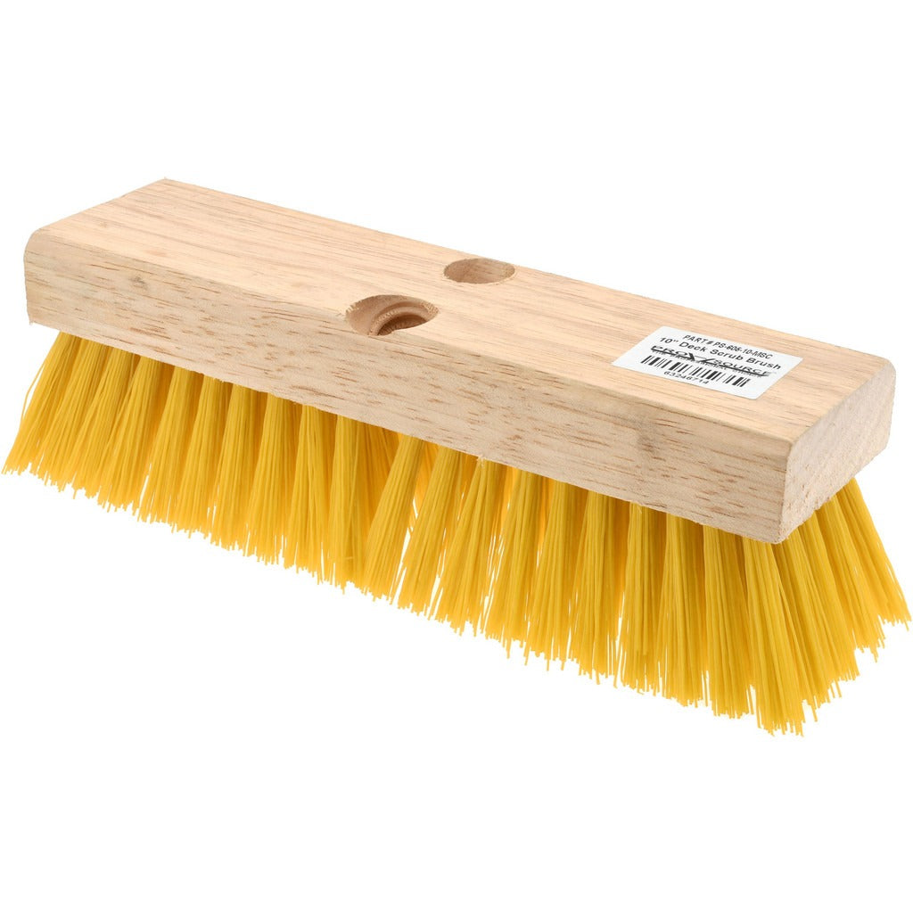 PRO-SOURCE Pro-source PS-605-10 Scrub Brush 10 Inch Wood Handle