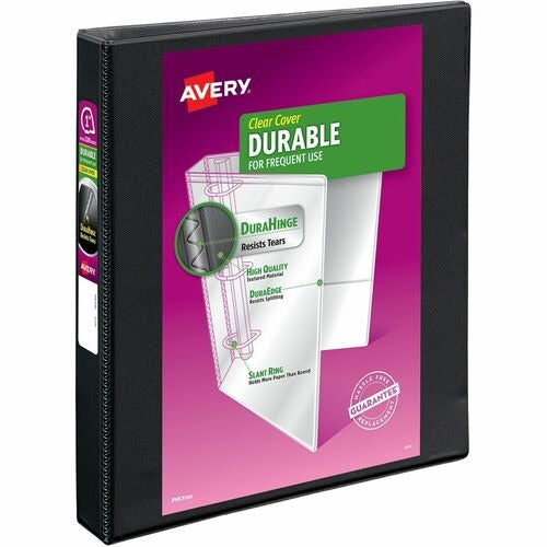 AVERY Avery AVE09300 View Binder 1 Inch Black Linen Finish