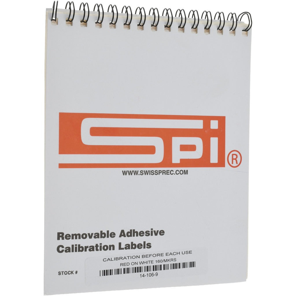 SPIROTHERM Spi 14-106-9 Calibrate Before Each Use Inspection Label