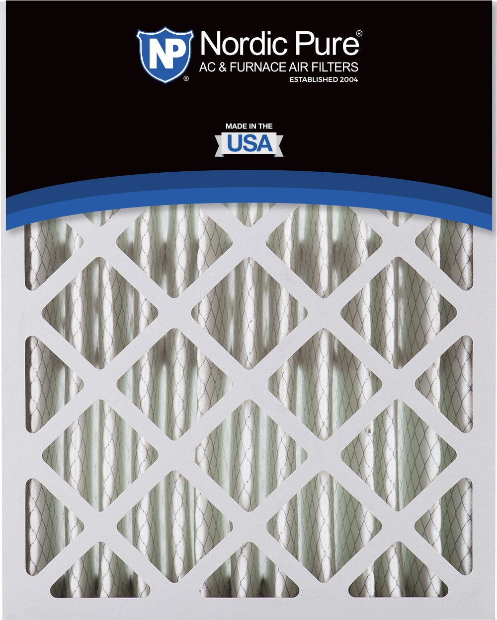 NORDIC PURE Nordic Pure 16x20x5HM14-4 Merv 14 Air Filter 4 Pack