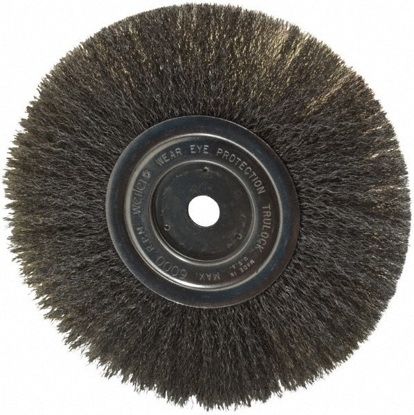 WEILER Weiler 98536 Wheel Brush 8 Inch Crimped Carbon Steel