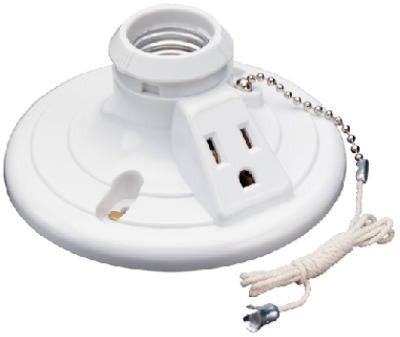 LEGRAND Pass Seymour S865WCC18 Pull Chain Lampholder 18 Pack