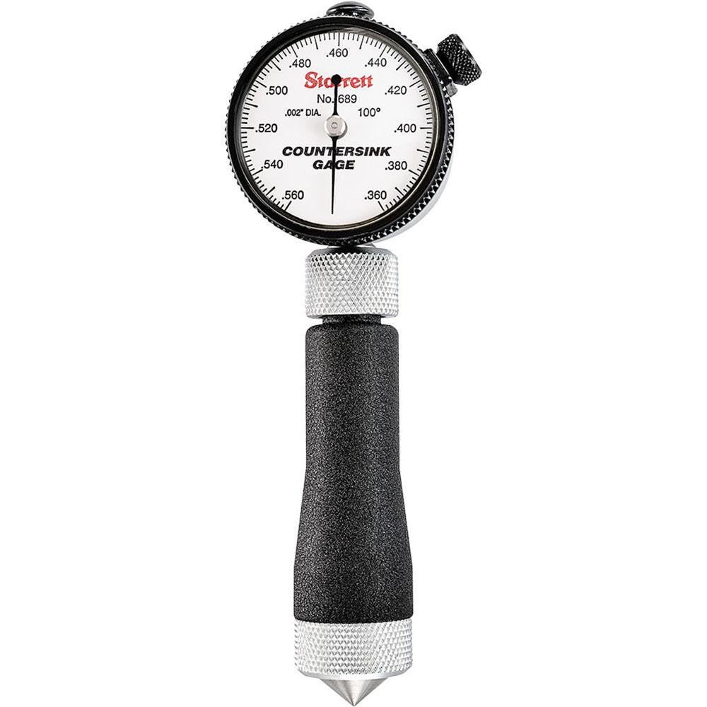 STARRETT Starrett 63708 Countersink Gage 100 Degree 0.36-0.56 in