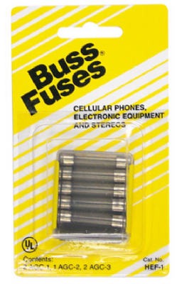 BUSSMANN Cooper Bussmann HEF-1 Electronic Fuse Kit Agc 1A 2A 3A