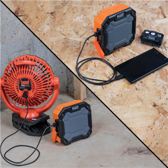 Klein Tools AEPJS3 Bluetooth Jobsite Speaker with Magnet and Hook