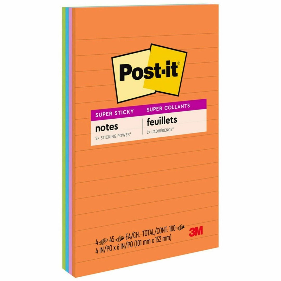 3M 3M MMM4621SSAU Super Sticky Pads 4 x 6 Inch 4 Pads/Pack