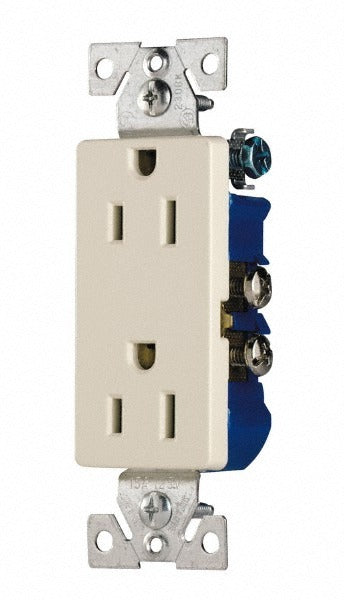 EATON Cooper Wiring Devices 1107W Duplex Receptacle Nema 5-15R 15A
