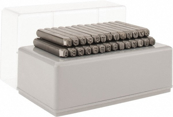 C H HANSON C.h. Hanson 21201 Heavy-duty Stamp Set 1/2 in 27 Pc