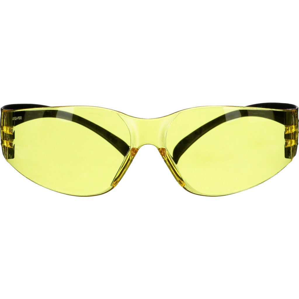 3M 3M 7100238183 Amber Safety Glasses Anti-fog Frameless
