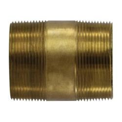 MIDLAND INDUSTRIES Midland Industries 42165 Red Brass Pipe Nipple 2in Mpt Sch 80