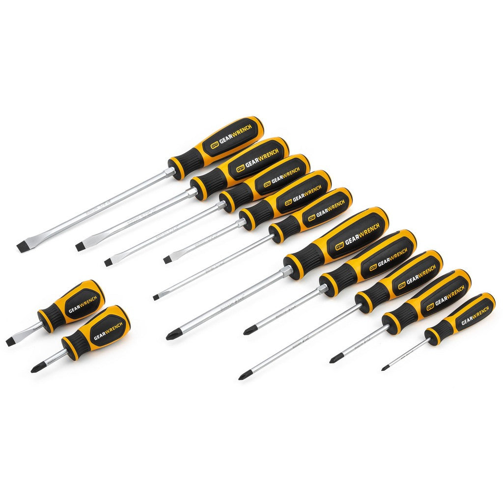 GEARWRENCH Gearwrench 80051H 12 Pc Phillips Slotted Screwdriver Set