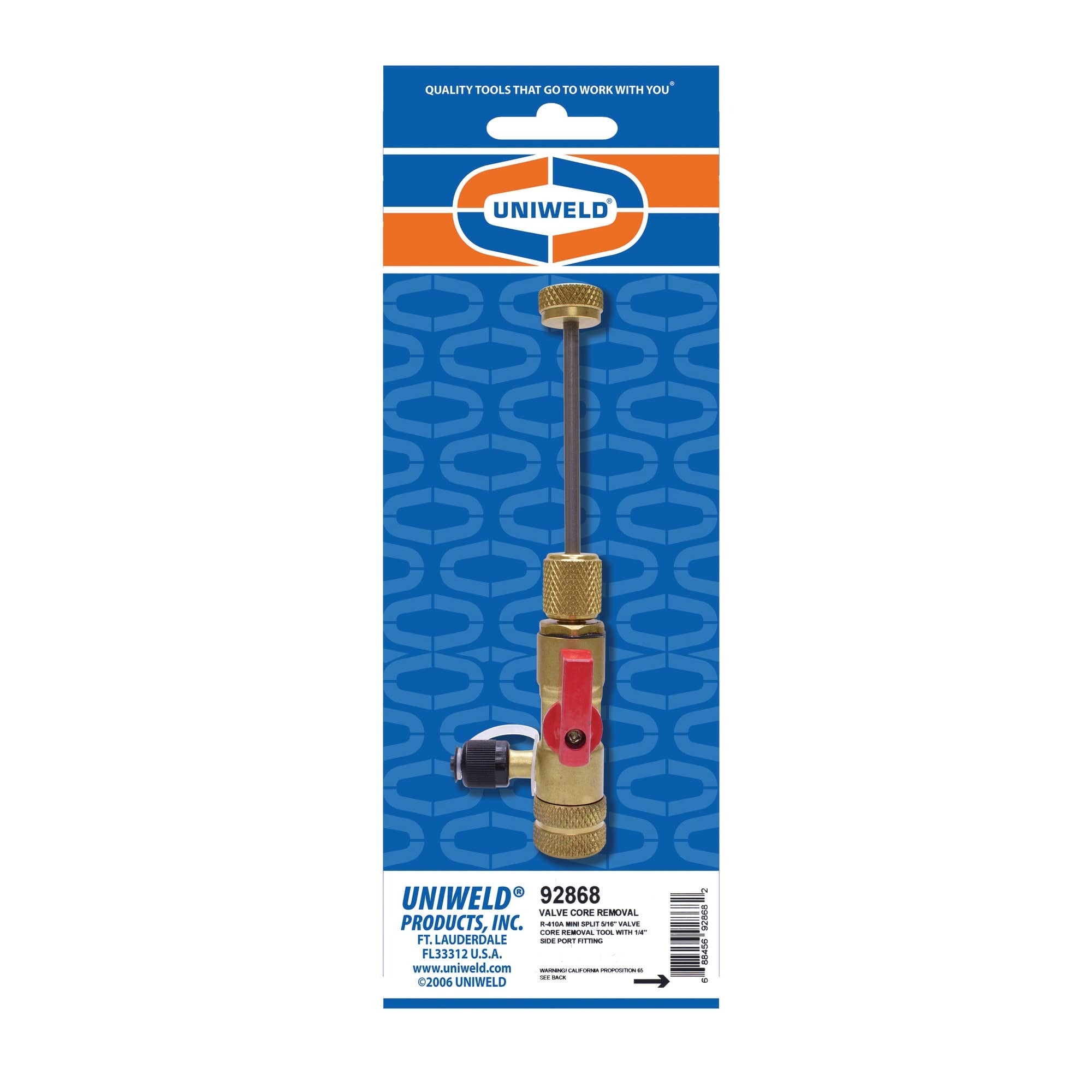 UNIWELD Uniweld 92868 Valve Core Removal Tool Mini Split R-410A
