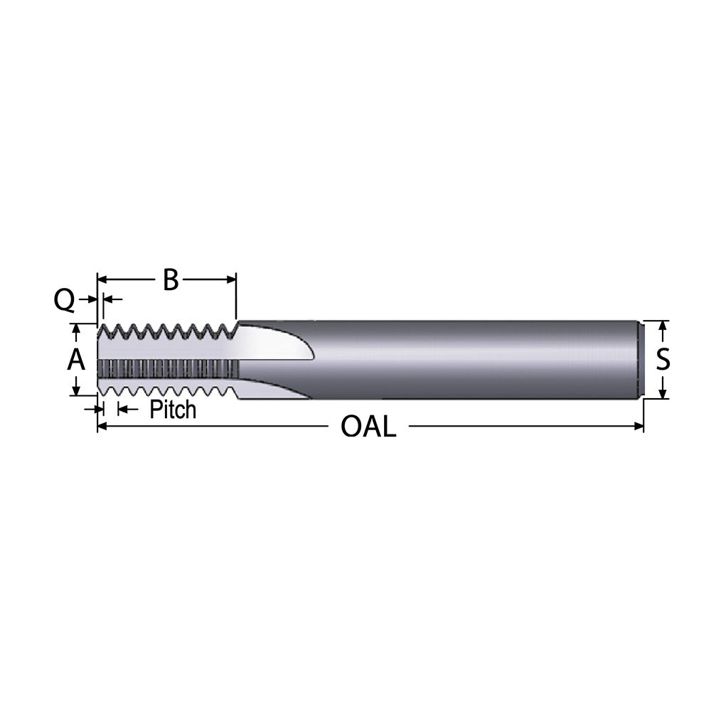 SCIENTIFIC CUTTING TOOLS Scientific Cutting Tools TM3-.5MM-A Thread Mill M3 X 0.50