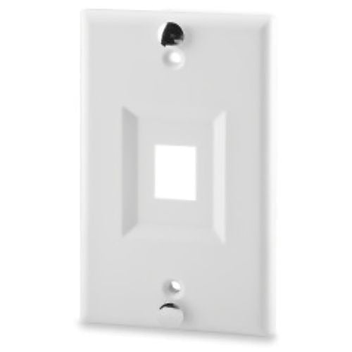 SIGNAMAX Signamax Inc. SKF-1P-WH 1-port Keystone Wall Plate