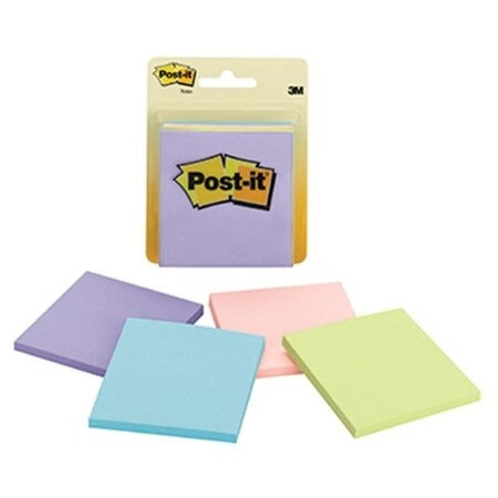 3M 3M MMM5401 Sticky Note 3 x 3 inch (4 Pads of 50) MMM-5401