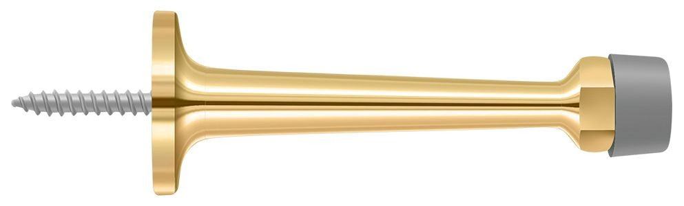 DELTANA Deltana BDS30CR003 Baseboard Door Bumper Solid Brass