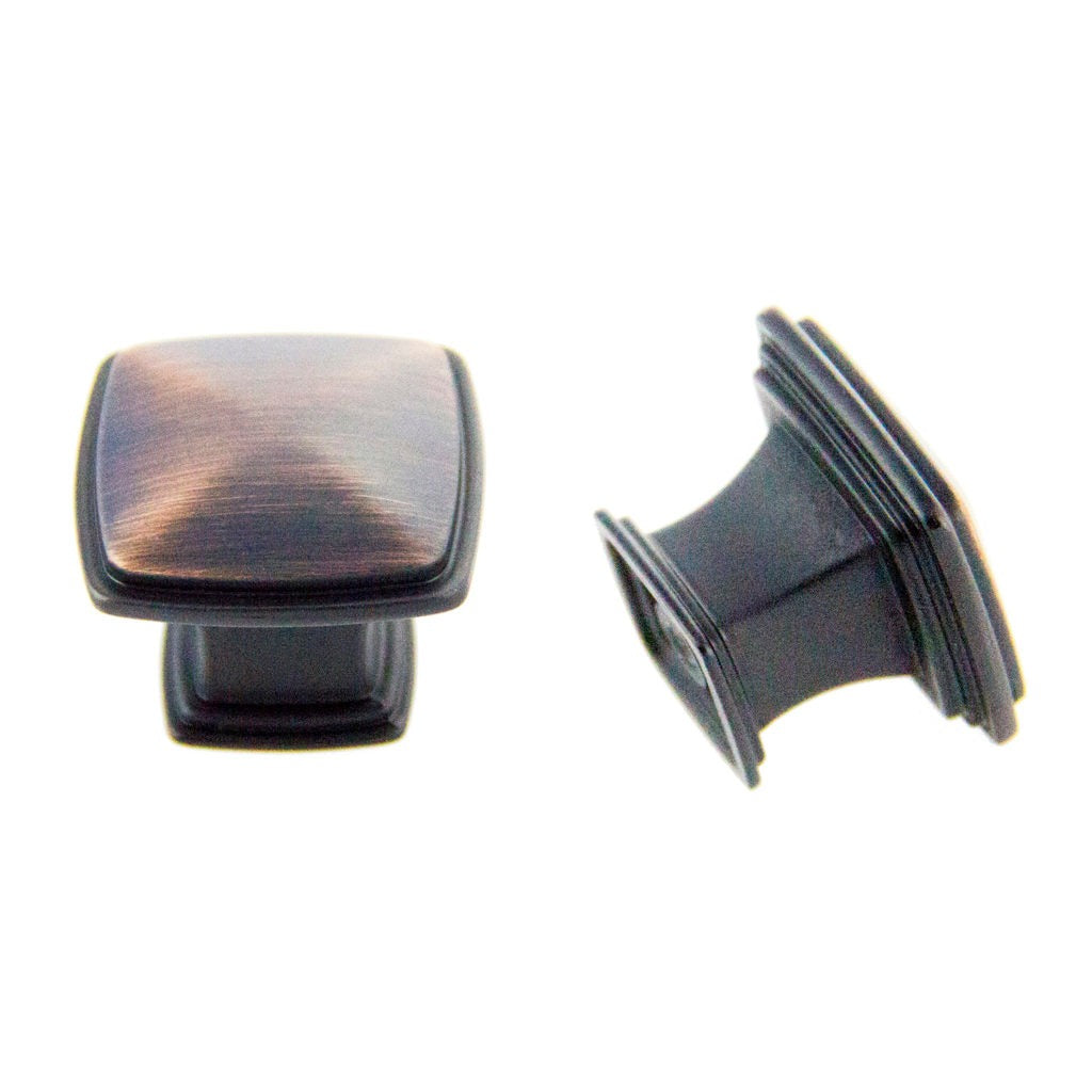 PRIDE INDUSTRIAL Pride Industrial K8109110B Square Cabinet Knob Oil Rubbed Bronze