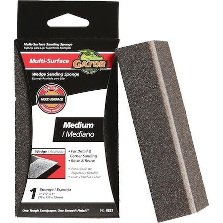 GATOR Gator 4637GA Sanding Sponge (5 in L, 212 in W / Medium)