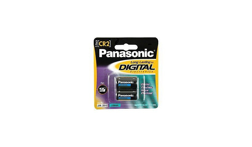 PANASONIC Panasonic CR-2PA/2B Long Lasting for Digital Electronics 3V (2-Pack) CR-2PA