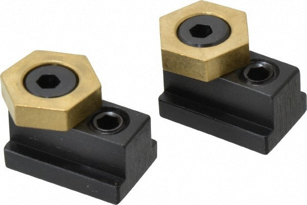 MITEE-BITE Mitee-bite 10422 Symmetrical Hex Clamp Brass 2-pack