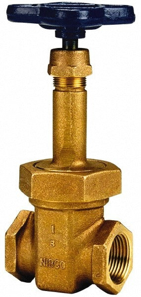 NIBCO Nibco NL0Z00B Gate Valve 1-1/4 Inch Threaded Bronze