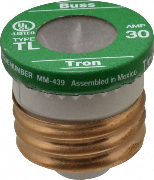 EATON Cooper Bussmann TL-30 Plug Time Delay Fuse 30A 125V