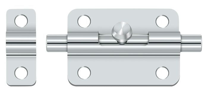 DELTANA Deltana 3BBU26 Barrel Bolt 3 Inches Bright Chrome