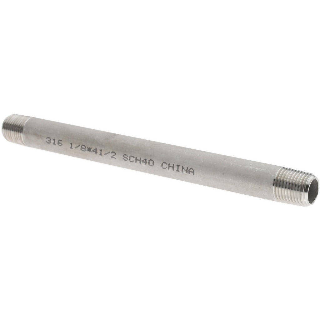 VALUE COLLECTION Value Collection 6BN1/8*41/2 Ss Pipe Nipple 1/8 in Sch 40