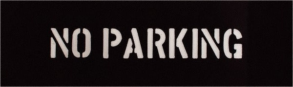C H HANSON C.h. Hanson 12401 No Parking Plastic Stencil 2 in