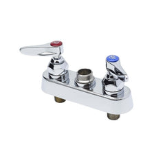 T&S Brass B-1110-LN Workboard Faucet, 2.2 gpm, 4 in Center, Chrome Plated, 2 Handles, Commercial