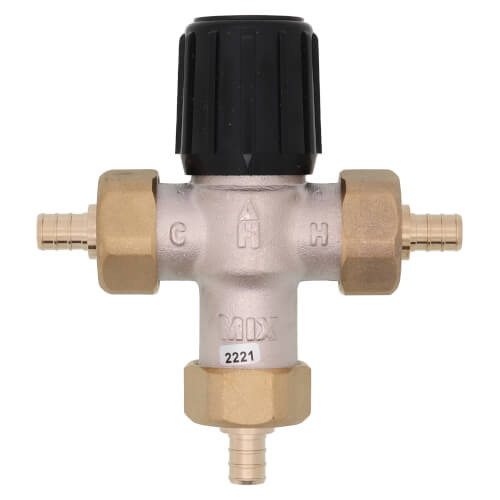 Resideo AM100C1070-UPEX1LF Mixing Valve 1/2 Union PEX 70-120F