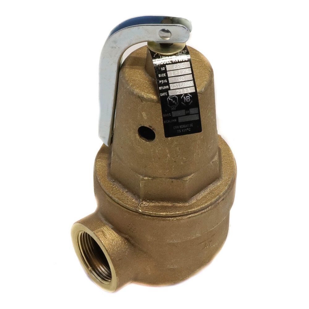 Apollo Valves 10-606-05 RVW60 Safety Relief Valve 1-1/4 inch 30 PSI Bronze