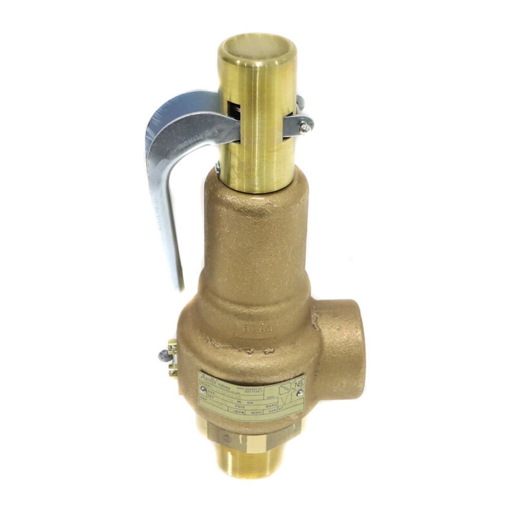 Apollo Valves 19-KGFA-125 Bronze Pressure Relief Valve for Steam 1-1/4 inch NPT 125 psi