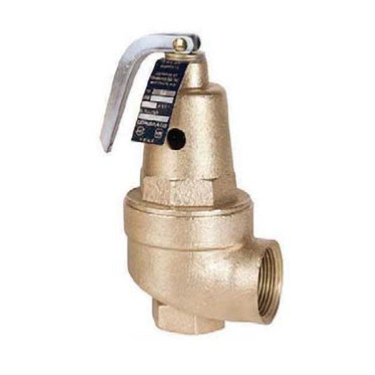 APOLLO VALVES 10-605-05 Hot Water Safety Relief Valve 1 Inch NPT Bronze 30 PSI