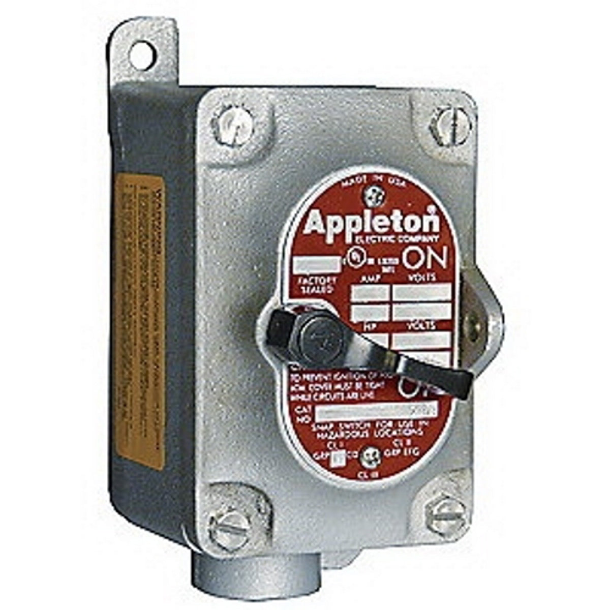 Appleton EDS2129 Tumbler Switch 20A 120/277V Surface Mount