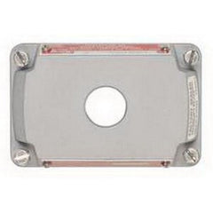 Appleton ESKB-1PBQ 1-Hole Cover/Nameplate - Copper-Free Aluminum 3/4 Inch Tapped Opening