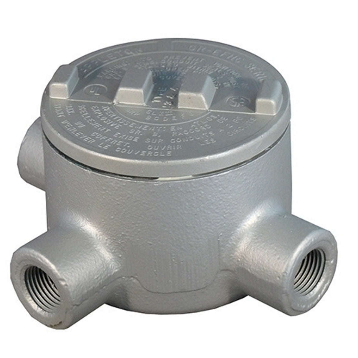 Appleton GRT100-A 1 GR-UNILET, Explosionproof, Dust-Ignitionproof Conduit T-Outlet Box