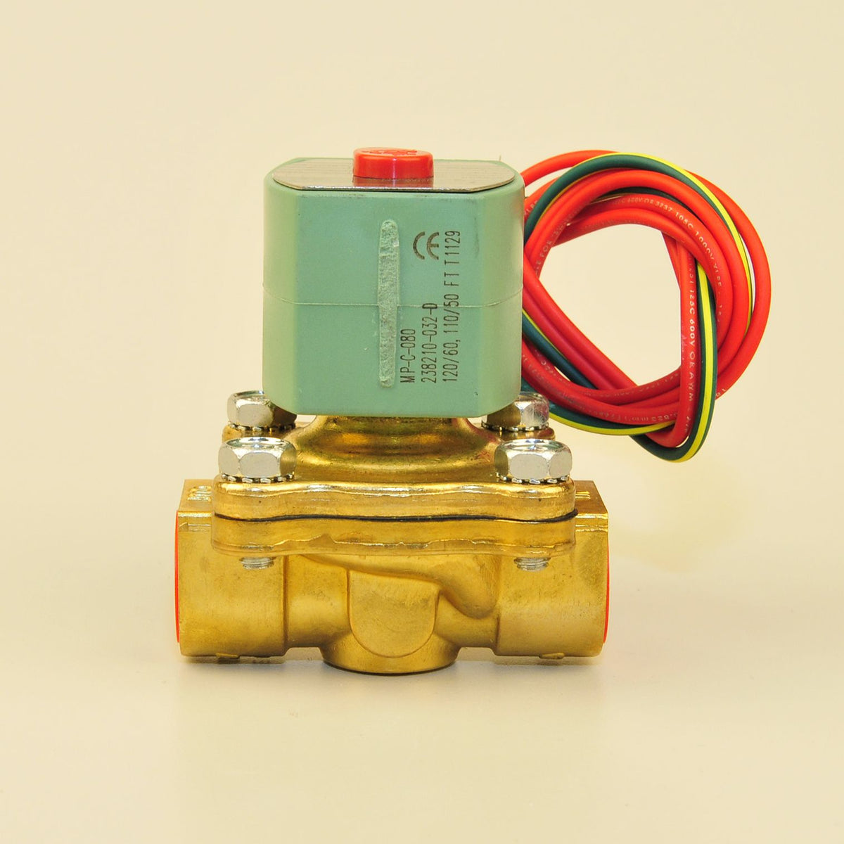 ASCO 8210G2HW Solenoid Valve Hot Water Brass 120V