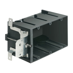 Arlington FA103 Non-Metallic Box for New Construction Adjustable for Wall Thicknesses from 1/4 to 1-1/2 Three Gang Vertical 65.0 cu.