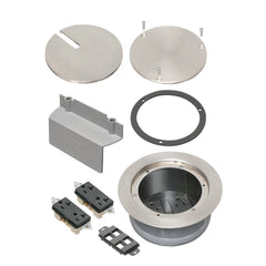 Arlington FLBC5570NL Cover Kit Recessed Power 2 Receptacles