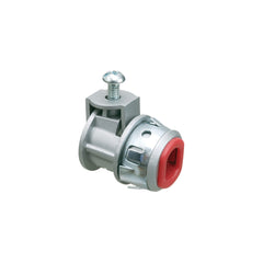 Arlington SG380AST Zinc Die-Cast Connector with Insulated Throat 3/8 in Trade 1/2 in Knockout