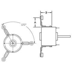 Rheem AS-53148-88 Wide Band Blower Motor Belly Band Mounting Kit