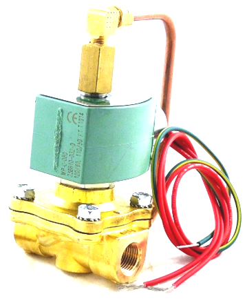 Asco 8210G11-24V Solenoid Valve 3/8 Inch NO 5/250#Air 200#WtrOil