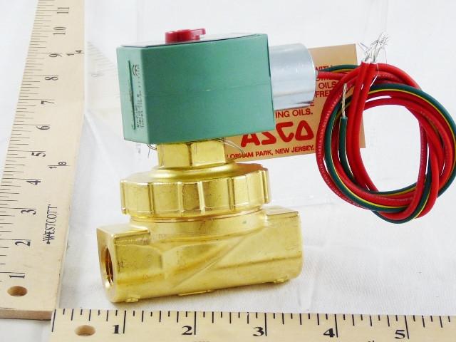 Asco 8220G401 Solenoid Valve 3/8 inch NC for Steam and Hot Water Control