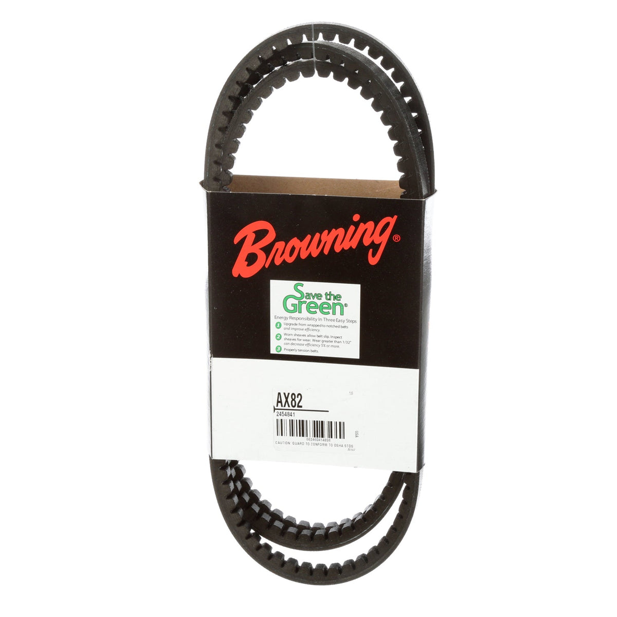 Browning AX82 TorqTitan Gripnotch Belt 83.3 inches Precision Molded Cogs