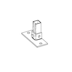 B-Line B279FLZN B-Line B279FLZN 8 x 3 x 1-5/8 Inch Zinc Plated Channel Post Base